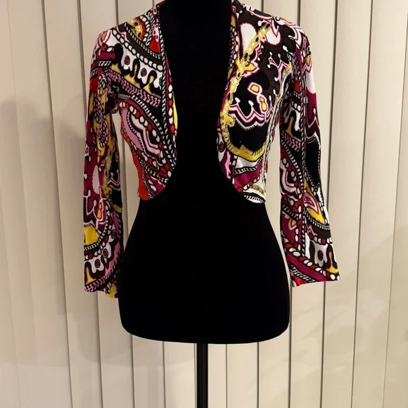 Cache Multicolor Patterned Top - Picture 1 of 8